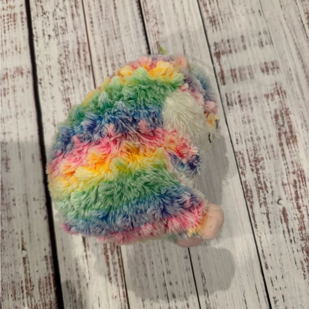 Nanco Belly Buddies Rainbow‎ Frosted Hamster Plush Multicolor